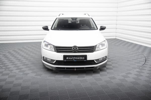 MAXTON DESIGN -Spoiler pod predný nárazník V.1, VOLKSWAGEN PASSAT B7, Čierny lesk – Obrázok 2