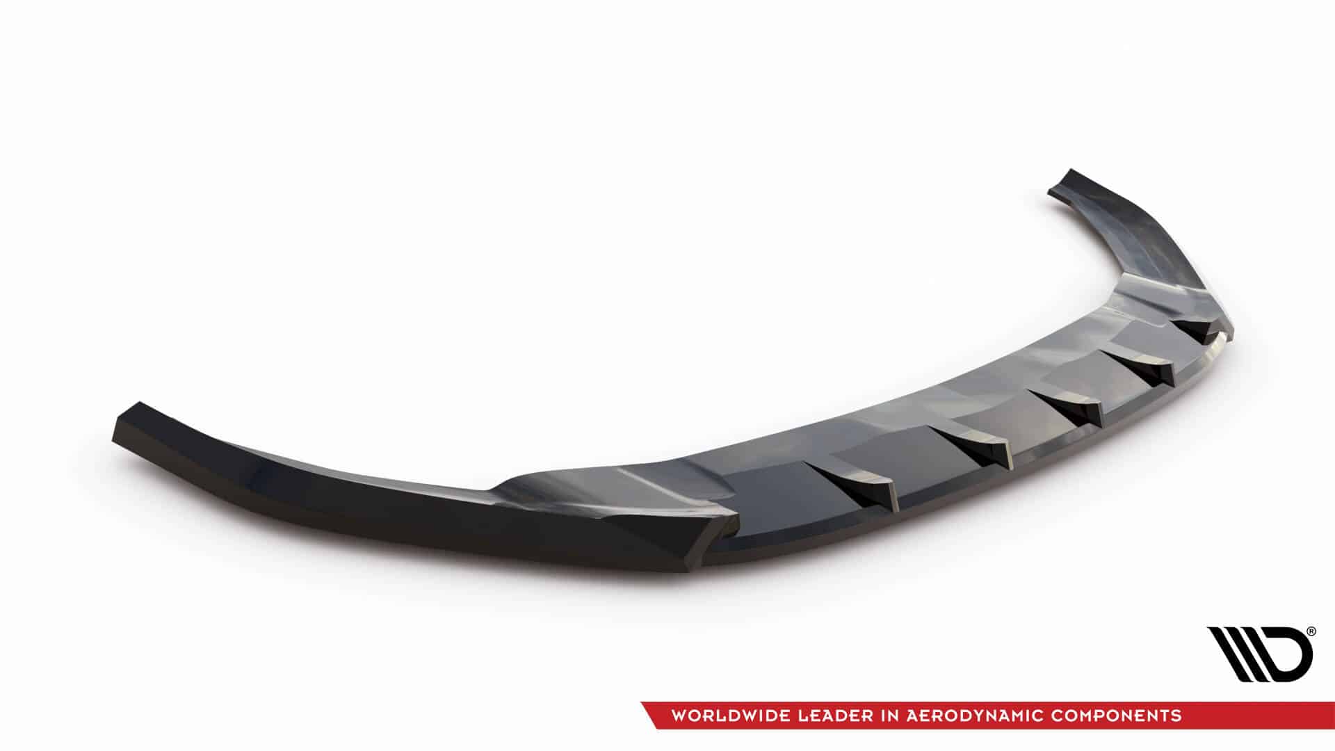 MAXTON DESIGN - Spoiler pod predný nárazník V.5 , VOLKSWAGEN GOLF R MK7, Čierny lesk – Obrázok 5
