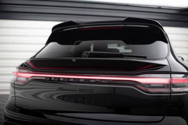 MAXTON DESIGN - Spodný spoiler kufra 3D ,PORSCHE MACAN GTS MK1 FACELIFT 2, Čierny lesk – Obrázok 3
