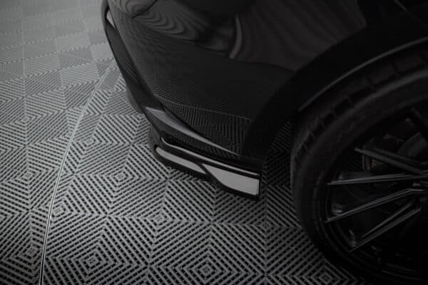 MAXTON DESIGN - Bočné spojlere zadného nárazníka ,PORSCHE MACAN GTS MK1 FACELIFT 2, Čierny lesk – Obrázok 4