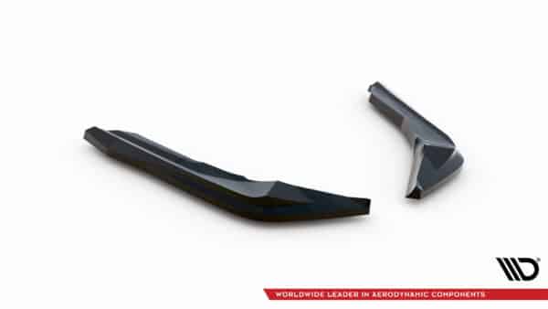 MAXTON DESIGN - Bočné spojlere zadného nárazníka V.5, vhodné pre BMW M2 G87, Čierny lesk – Obrázok 5