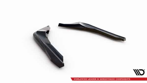 MAXTON DESIGN - Bočné spojlere zadného nárazníka V.5, vhodné pre BMW M2 G87, Čierny lesk – Obrázok 6