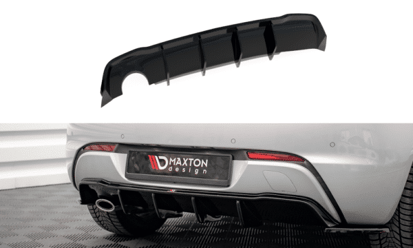 MAXTON DESIGN - Difúzor zadného nárazníka, OPEL ASTRA GTC OPC-LINE J, Čierny lesk