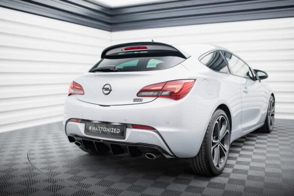 MAXTON DESIGN - Difúzor zadného nárazníka, OPEL ASTRA GTC OPC-LINE J, Čierny lesk – Obrázok 2