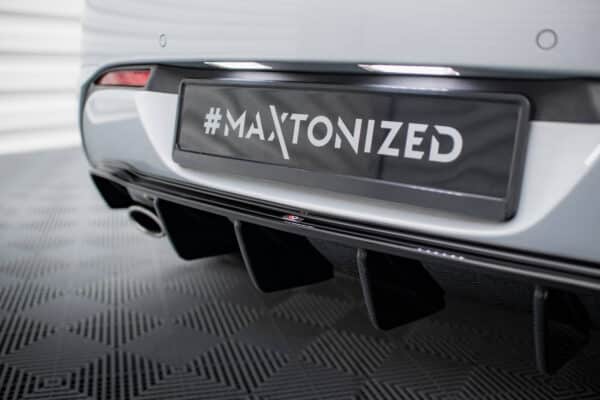 MAXTON DESIGN - Difúzor zadného nárazníka, OPEL ASTRA GTC OPC-LINE J, Čierny lesk – Obrázok 4