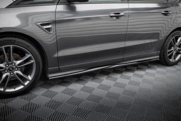 MAXTON DESIGN - Lišty pod bočné prahy, FORD S-MAX ST-LINE MK2, Čierny lesk – Obrázok 3