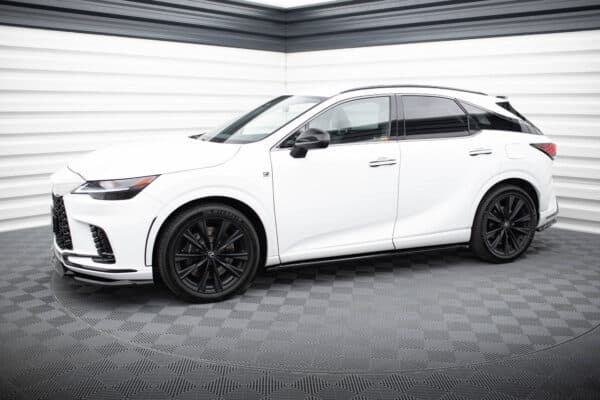 MAXTON DESIGN - Lišty pod bočné prahy, LEXUS RX F-SPORT MK5, Čierny lesk – Obrázok 3