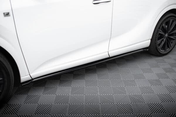 MAXTON DESIGN - Lišty pod bočné prahy, LEXUS RX F-SPORT MK5, Čierny lesk – Obrázok 4