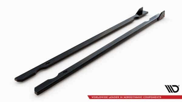 MAXTON DESIGN -Lišty pod bočné prahy V.3 + Splitre , VOLKSWAGEN GOLF R MK7, Čierny lesk – Obrázok 7