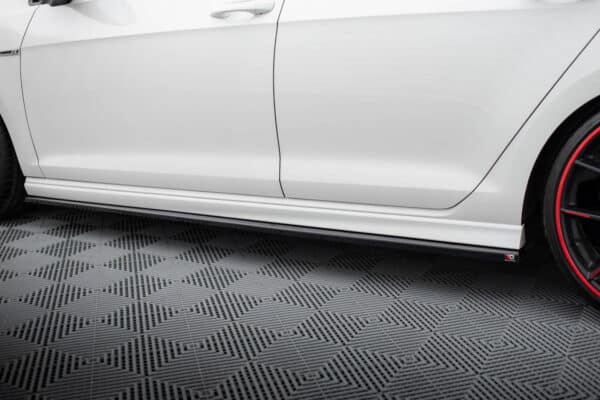 MAXTON DESIGN -Lišty pod bočné prahy V.3 , VOLKSWAGEN GOLF R MK7, Čierny lesk – Obrázok 5