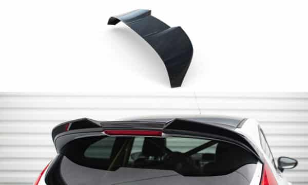 MAXTON DESIGN - Spoiler kufra 3D,  FORD FIESTA ST MK7 FACELIFT , Čierny lesk