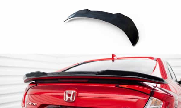 MAXTON DESIGN - Predlženie spoilera kufra 3D  , HONDA CIVIC SI MK10, Čierny lesk