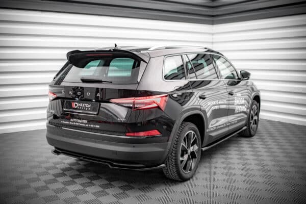 Maxton Design - Spoiler kufra ,KODIAQ MK1 FACELIFT ,Čierny lesk – Obrázok 2
