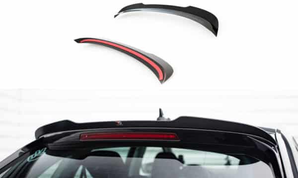 MAXTON DESIGN - Spoiler kufra , SKODA SCALA, Čierny lesk