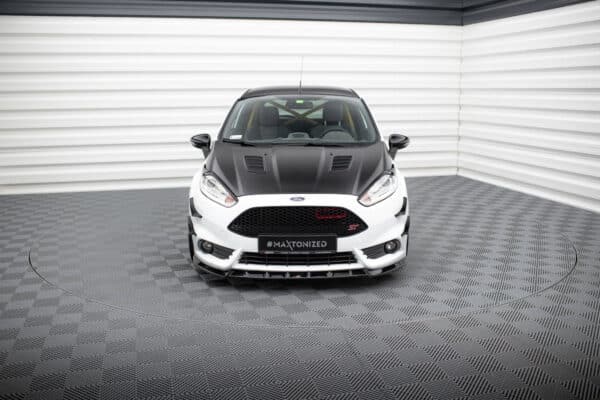 MAXTON DESIGN - Spoiler pod predný nárazník V.6,  FORD FIESTA ST MK7 FACELIFT , Čierny lesk – Obrázok 2