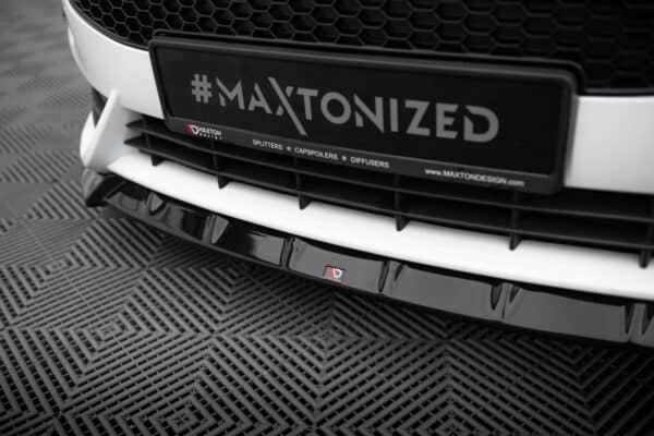 MAXTON DESIGN - Spoiler pod predný nárazník V.6,  FORD FIESTA ST MK7 FACELIFT , Čierny lesk – Obrázok 4