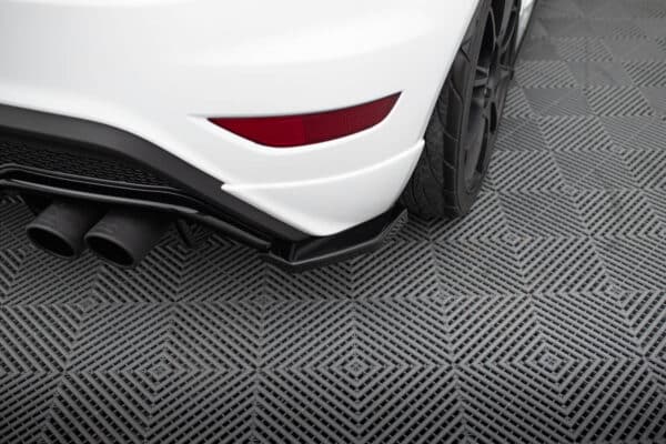 MAXTON DESIGN - Bočné spoiler zadného nárazníka V.3,  FORD FIESTA ST MK7 FACELIFT , Čierny lesk – Obrázok 3