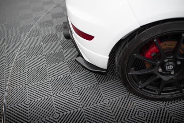 MAXTON DESIGN - Bočné spoiler zadného nárazníka V.3,  FORD FIESTA ST MK7 FACELIFT , Čierny lesk – Obrázok 4