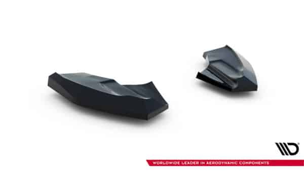MAXTON DESIGN - Bočné spoiler zadného nárazníka V.3,  FORD FIESTA ST MK7 FACELIFT , Čierny lesk – Obrázok 5