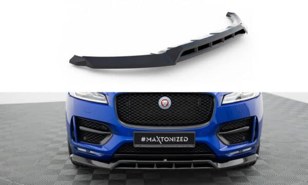 MAXTON DESIGN - Spoiler pod predný nárazník ,JAGUAR F-PACE R-SPORT MK1, Čierny lesk