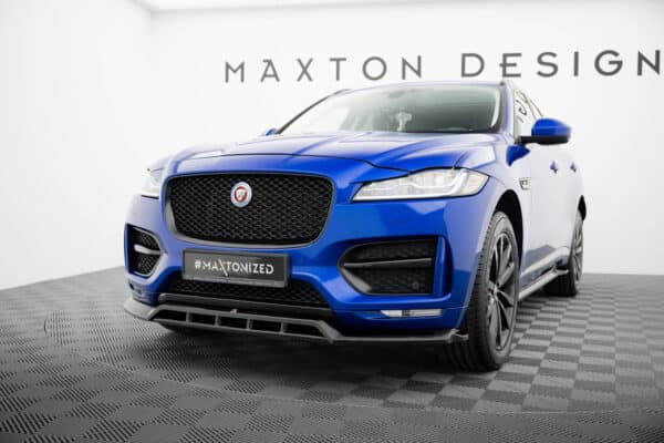 MAXTON DESIGN - Spoiler pod predný nárazník ,JAGUAR F-PACE R-SPORT MK1, Čierny lesk – Obrázok 3