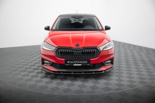MAXTON DESIGN - Spoiler pod predný nárazník  ,SKODA FABIA MK4, Čierny lesk – Obrázok 2