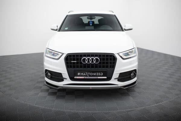 MAXTON DESIGN - Spoiler pod predný nárazník V.2 ,AUDI Q3 S-LINE 8U, Čierny lesk – Obrázok 2