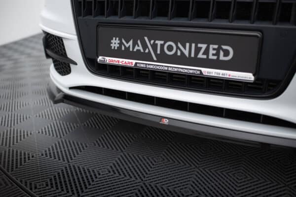 MAXTON DESIGN - Spoiler pod predný nárazník V.2 ,AUDI Q3 S-LINE 8U, Čierny lesk – Obrázok 4
