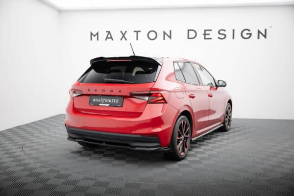MAXTON DESIGN - Spoiler pod zadný nárazník  ,SKODA FABIA MK4, Čierny lesk – Obrázok 3