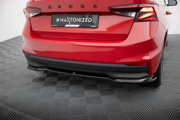 MAXTON DESIGN - Spoiler pod zadný nárazník  ,SKODA FABIA MK4, Čierny lesk – Obrázok 2