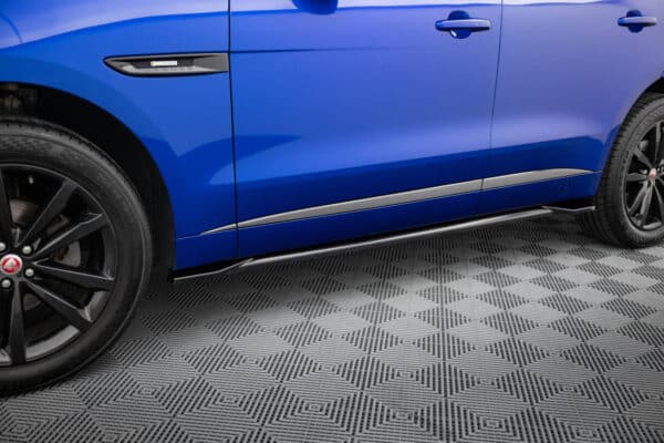 MAXTON DESIGN - Lišty pod bočné prahy ,JAGUAR F-PACE R-SPORT MK1, Čierny lesk – Obrázok 3