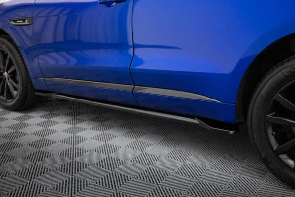 MAXTON DESIGN - Lišty pod bočné prahy ,JAGUAR F-PACE R-SPORT MK1, Čierny lesk – Obrázok 4