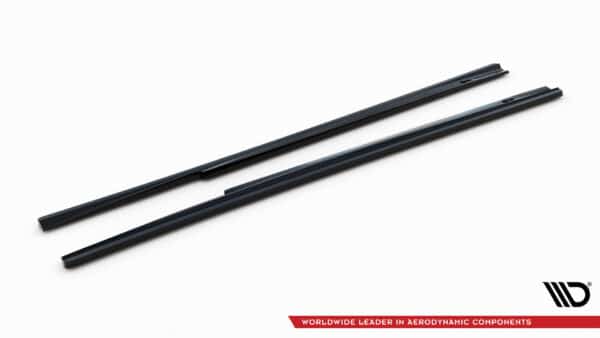 MAXTON DESIGN - Lišty pod bočné prahy ,MERCEDES-BENZ S LONG W222, Čierny lesk – Obrázok 7