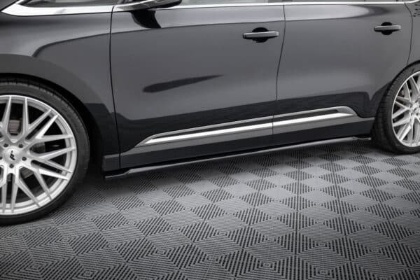 MAXTON DESIGN - Lišty pod bočné prahy ,RENAULT ESPACE MK5 FACELIFT, Čierny lesk – Obrázok 3