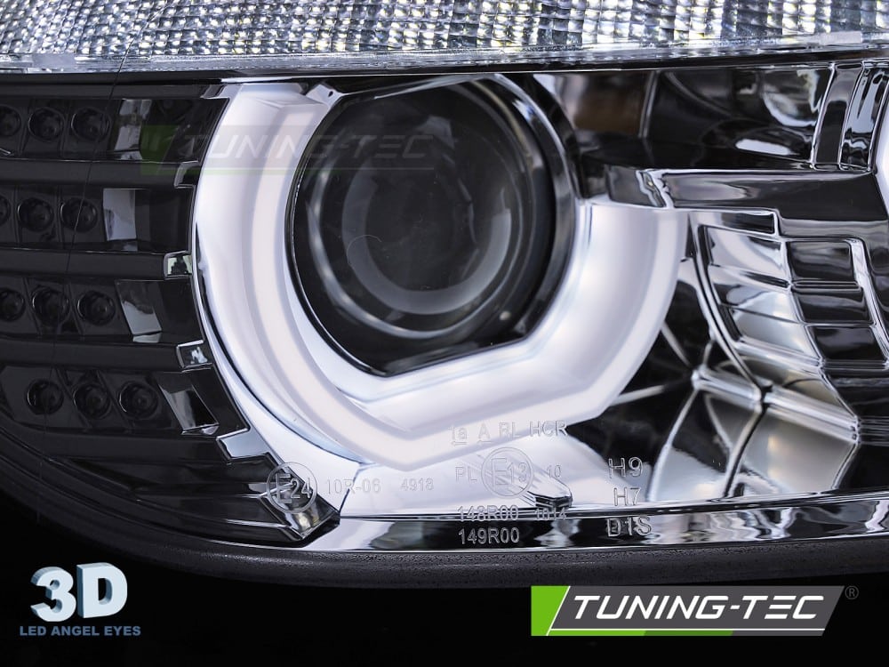 Predné svetlá BMW F30/F31 10.11 - 05.15 U-TYPE chróm – Obrázok 4
