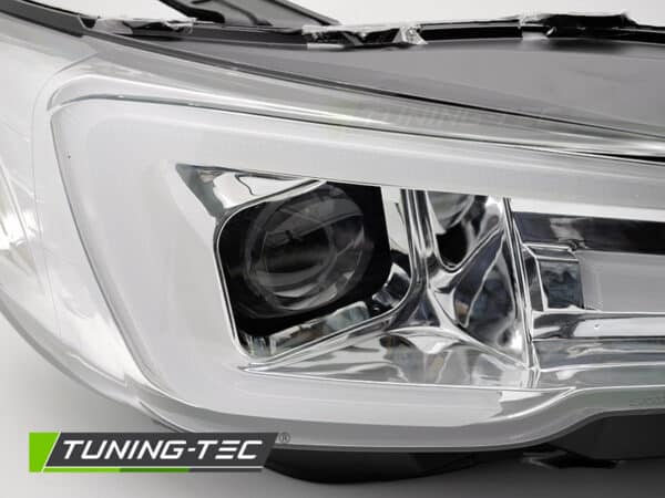 LED Predné svetlá DRL chróm vhodné pre SUBARU WRX 14-22 – Obrázok 2