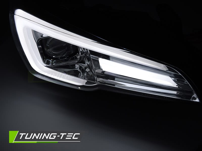 LED Predné svetlá DRL chróm vhodné pre SUBARU WRX 14-22 – Obrázok 3