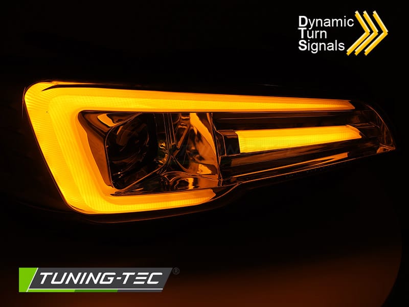 LED Predné svetlá DRL chróm vhodné pre SUBARU WRX 14-22 – Obrázok 4