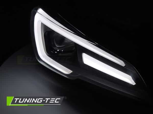 LED Predné svetlá DRL BLACK vhodné pre SUBARU WRX 14-22 – Obrázok 2