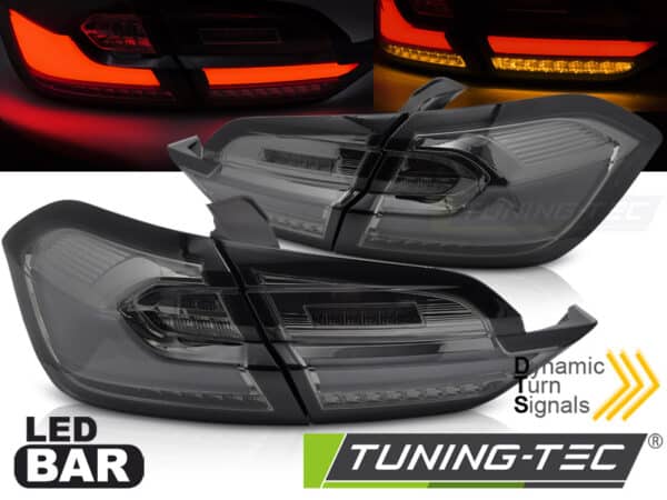 LED Zadné svetlá SMOKE pre FORD FIESTA MK8 17-21 HATCHBACK