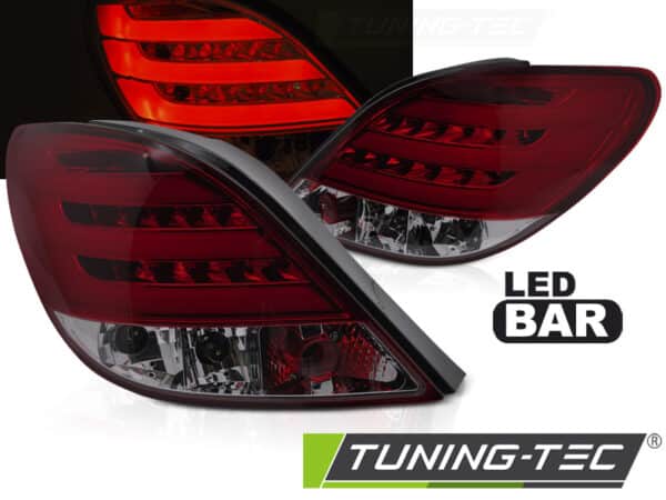 Zadné svetlá PEUGEOT 207 3D/5D 05.06-06.09 dymové LED BAR