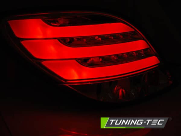 Zadné svetlá PEUGEOT 207 3D/5D 05.06-06.09 dymové LED BAR – Obrázok 2