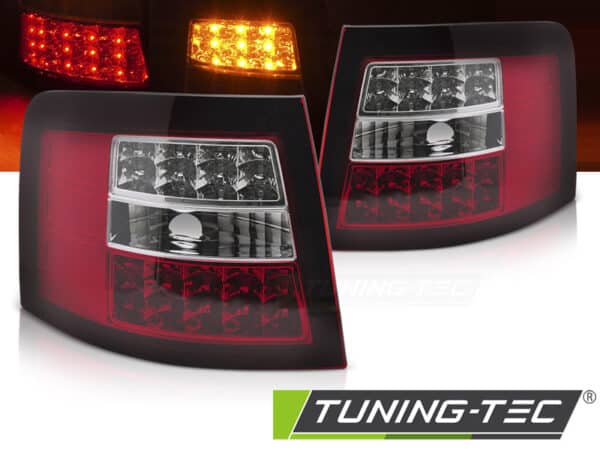 LED Zadné svetlá RED WHITE pre AUDI A6 05.97-05.04 AVANT