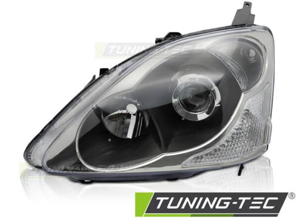 Svetlomet čierny Ľavá strana TYC pre  HONDA CIVIC 03-06 HATCHBACK