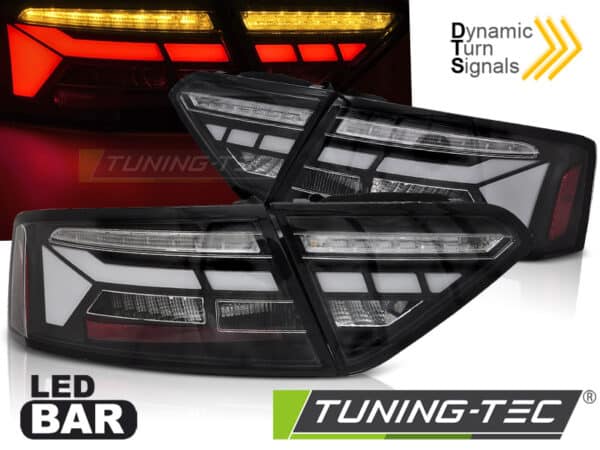 LED BAR Zadné svetlá BLACK SEQ pre AUDI A5 11-16