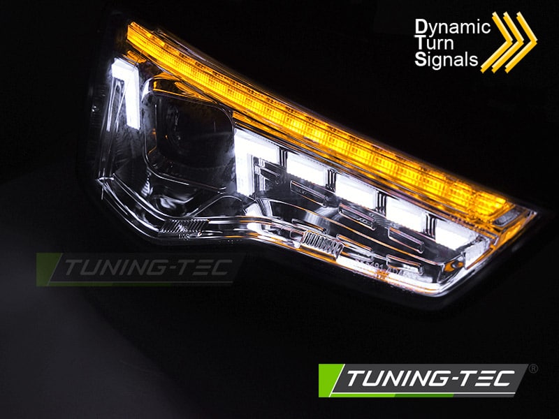 XENON Predné svetlá LED chróm SEQ vhodné pre AUDI A5 11-16 – Obrázok 4