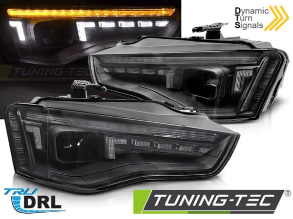 XENON Predné svetlá LED BLACK SEQ vhodné pre AUDI A5 11-16