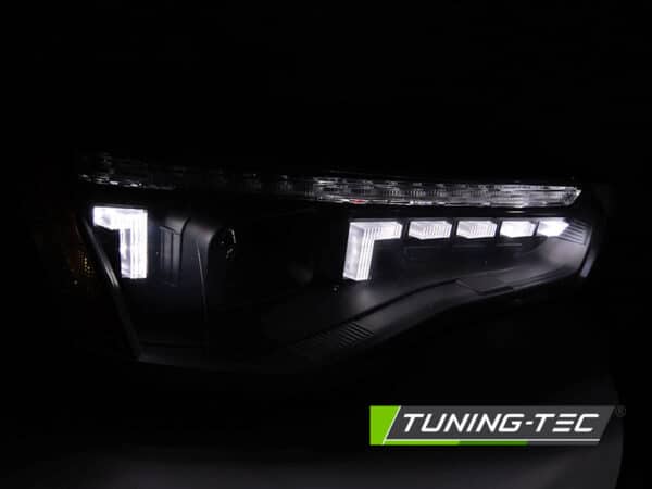 XENON Predné svetlá LED BLACK SEQ vhodné pre AUDI A5 11-16 – Obrázok 3