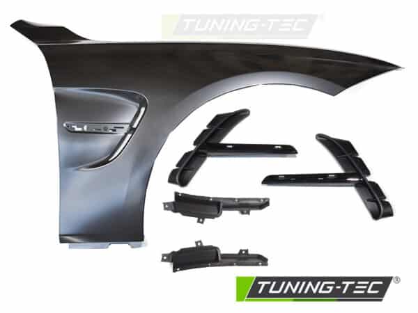 FENDERS SPORT STYLE WITH SIDE VENT BLACK fits BMW F32 F33 F36 13-19 – Obrázok 3