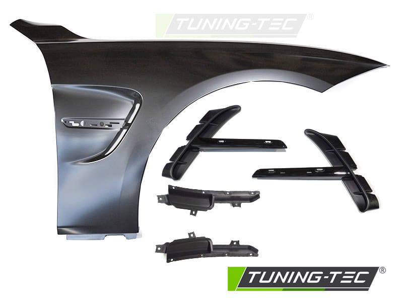 FENDERS SPORT STYLE WITH SIDE VENT BLACK fits BMW F32 F33 F36 13-19 – Obrázok 3
